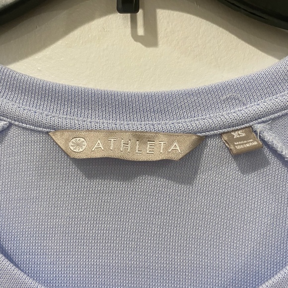 Athleta Light Blue  Long Sleeve Pullover - Picture 3 of 4